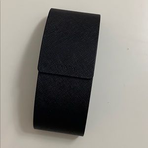 Prada Hard Sunglasses Case With Wipes
